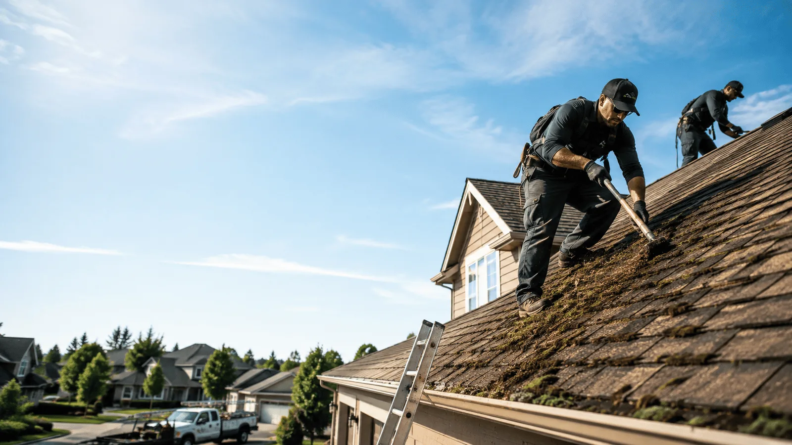 Roof Moss Removal in Middletown, CT near me